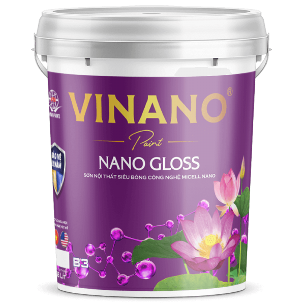 Sơn nội thất siêu bóng công nghệ Micell Nano – Nano Gloss