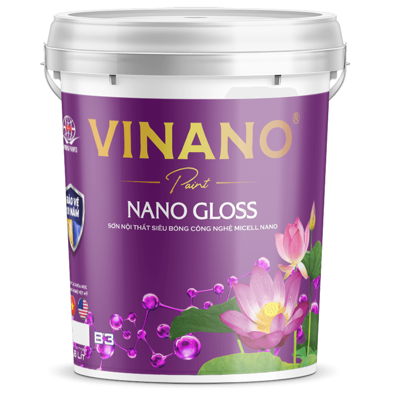 Sơn nội thất siêu bóng công nghệ Micell Nano – Nano Gloss